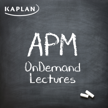 ACCA Advanced Performance Management (APM/P5) – OnDemand Lectures