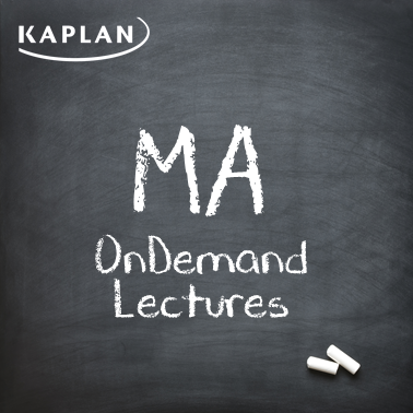 MA OnDemand Lectures