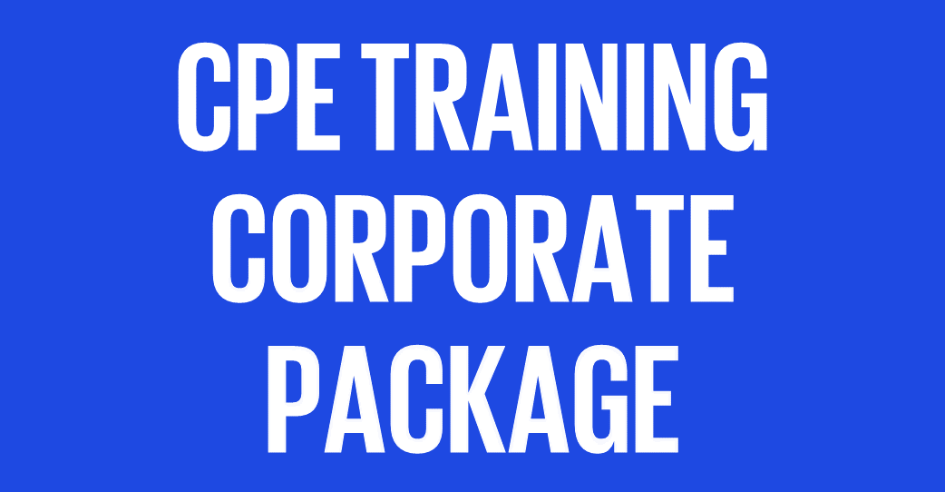 CPE Training Corporate Package
