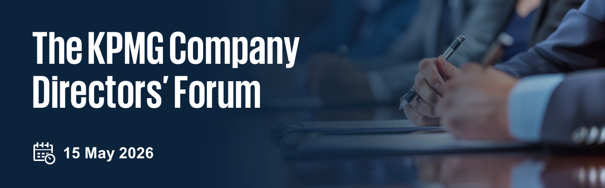 The KPMG Company Directors’ Forum 2026